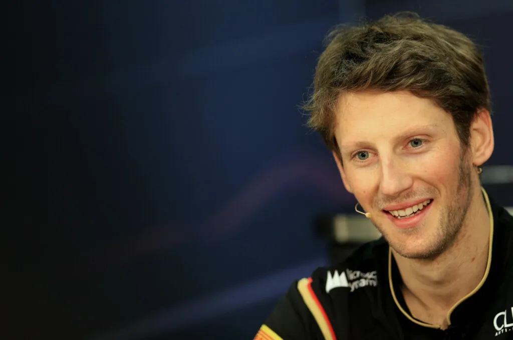 Lotus F1 Team's French driver Romain Grosjean sits during a press conference at the Circuit de Monaco in Monte Carlo on May 22, 2013 ahead of the Monaco Formula One Grand Prix. AFP PHOTO / ALEXANDER KLEIN (Photo credit should read ALEXANDER KLEIN/AFP/Getty Images)
