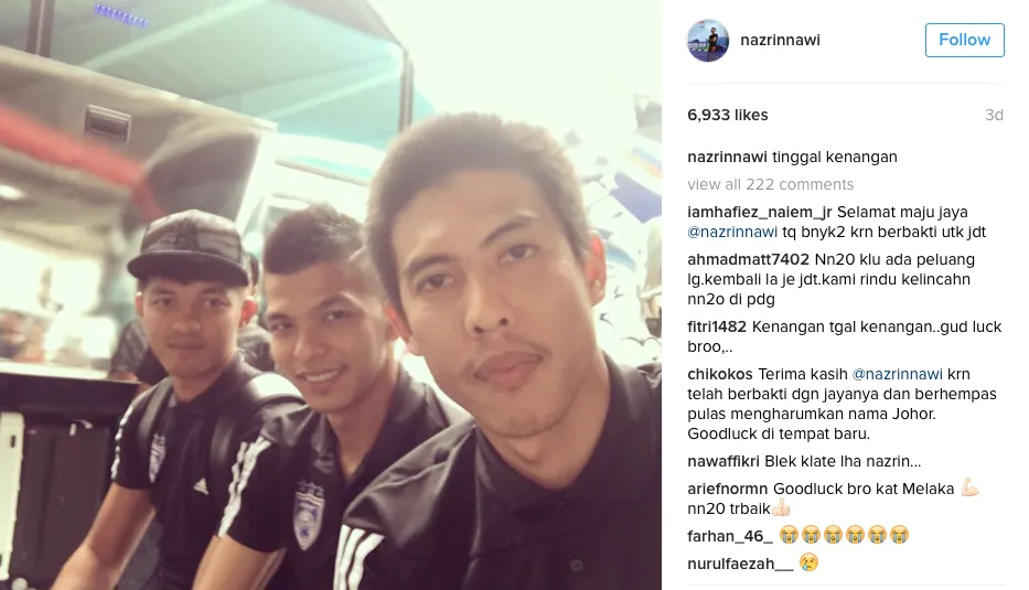 Photo Credit: Instagram (Nazrin Nawi)