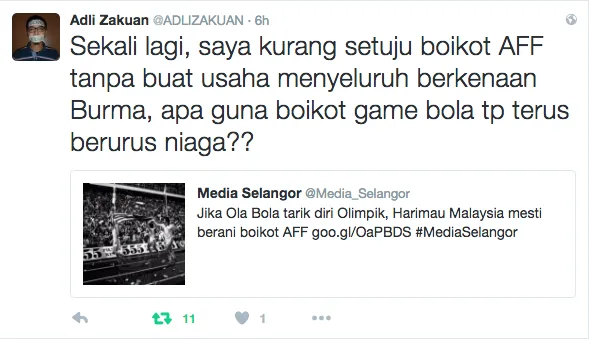 Photo credit: Twitter @AdliZakuan